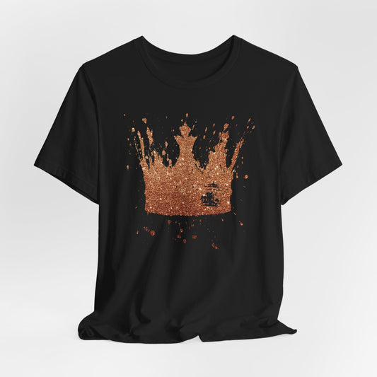 Golden Crown T-Shirt — Vintage Royalty Graphic Tee