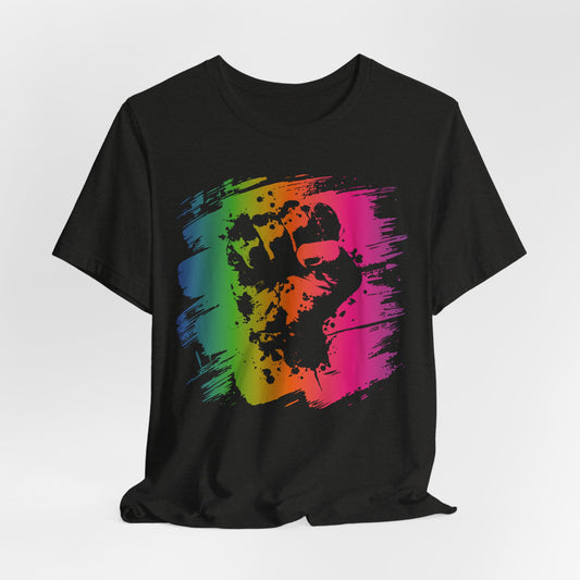 Fight the Power T‑Shirt — Neon Statement Tee