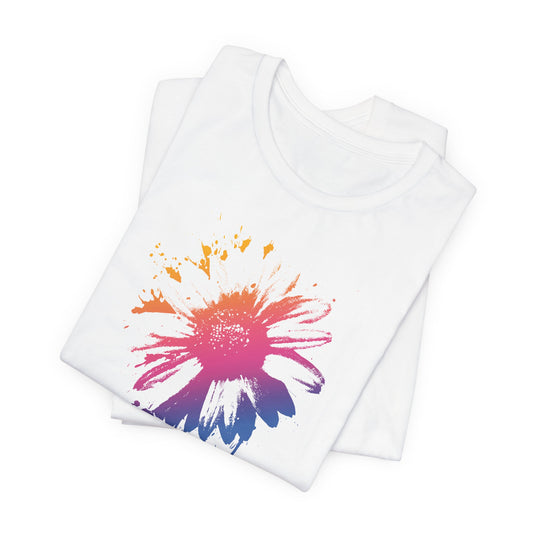 Paint-Splatter Daisy T-Shirt