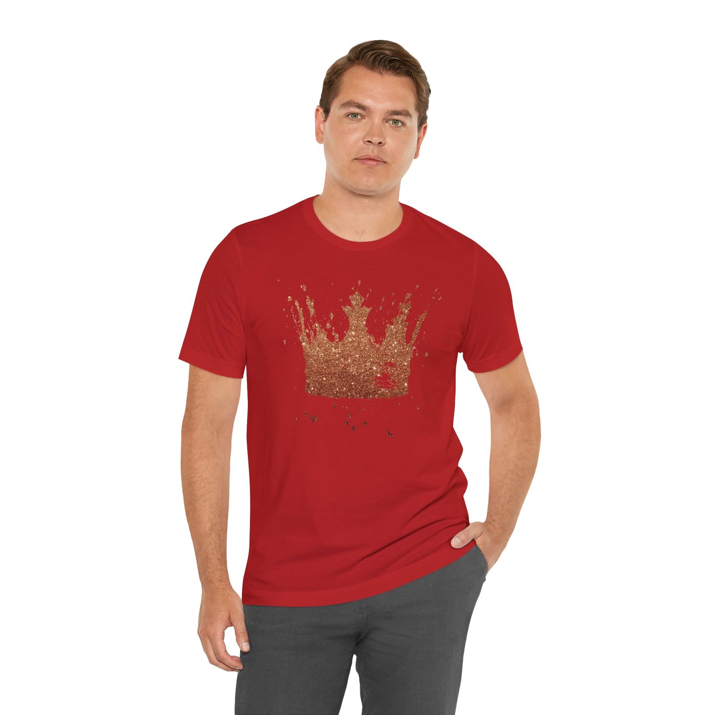 Golden Crown T-Shirt — Vintage Royalty Graphic Tee