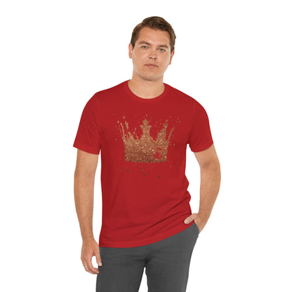 Golden Crown T-Shirt — Vintage Royalty Graphic Tee