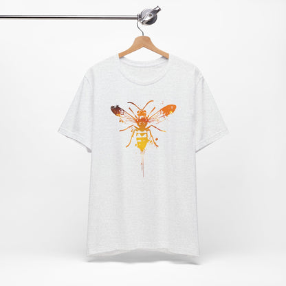 Sting Like a Bee Graphic Tee — Orange Watercolor Bee Shirt