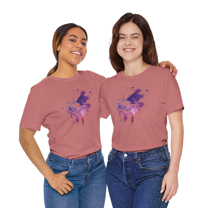 Play me to the Moon T‑Shirt — Colorful Music Lover Tee