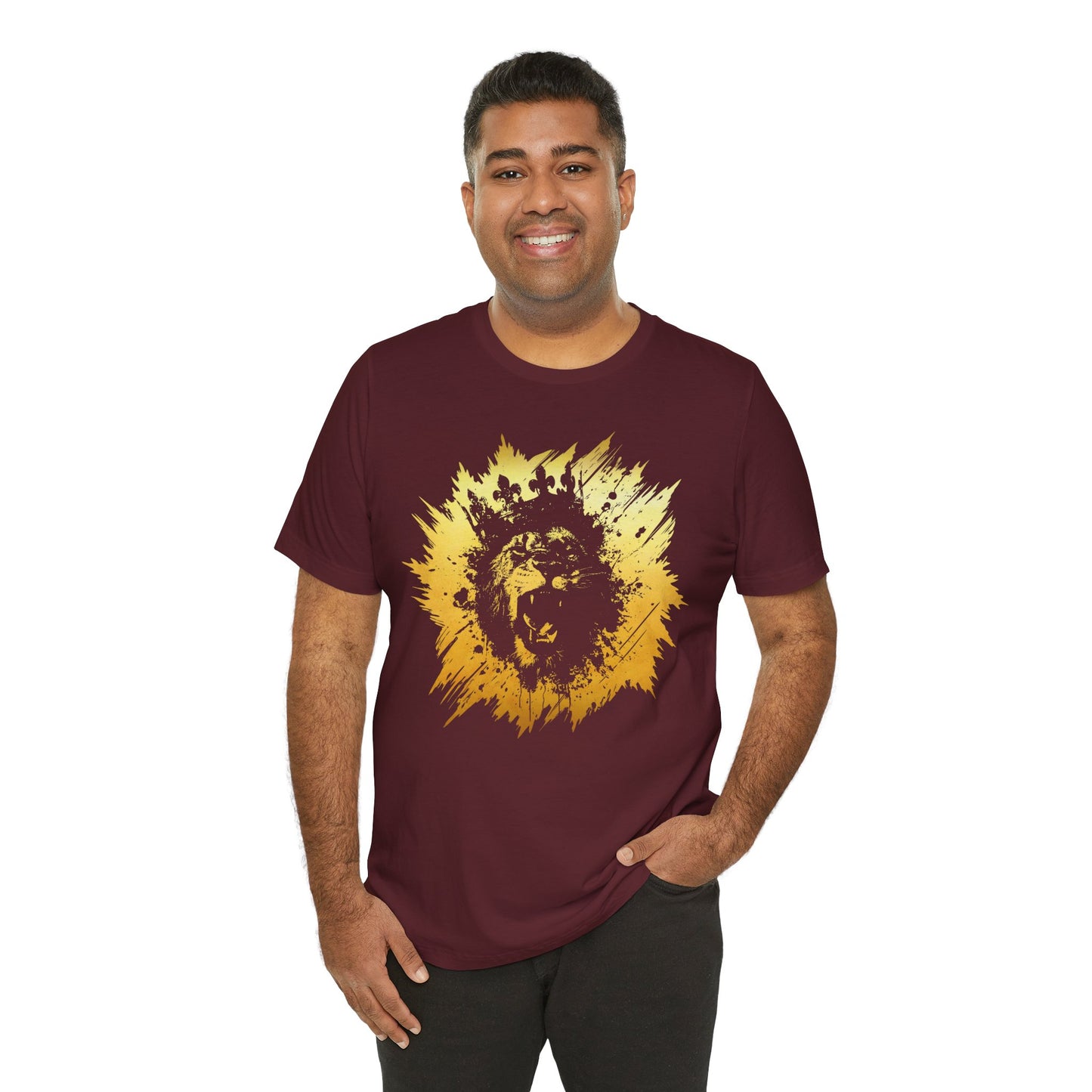 Golden King T-Shirt — Grunge King Graphic Tee