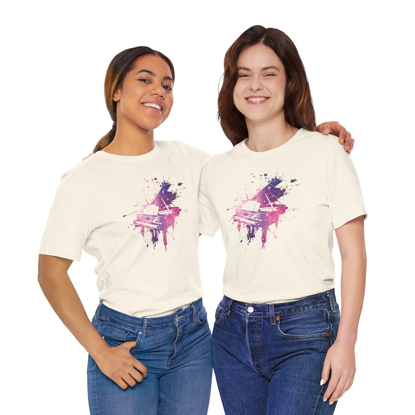 Play me to the Moon T‑Shirt — Colorful Music Lover Tee