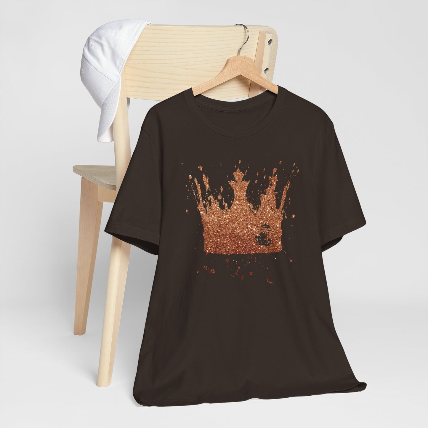 Golden Crown T-Shirt — Vintage Royalty Graphic Tee