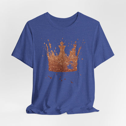 Golden Crown T-Shirt — Vintage Royalty Graphic Tee