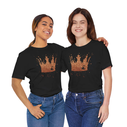 Golden Crown T-Shirt — Vintage Royalty Graphic Tee