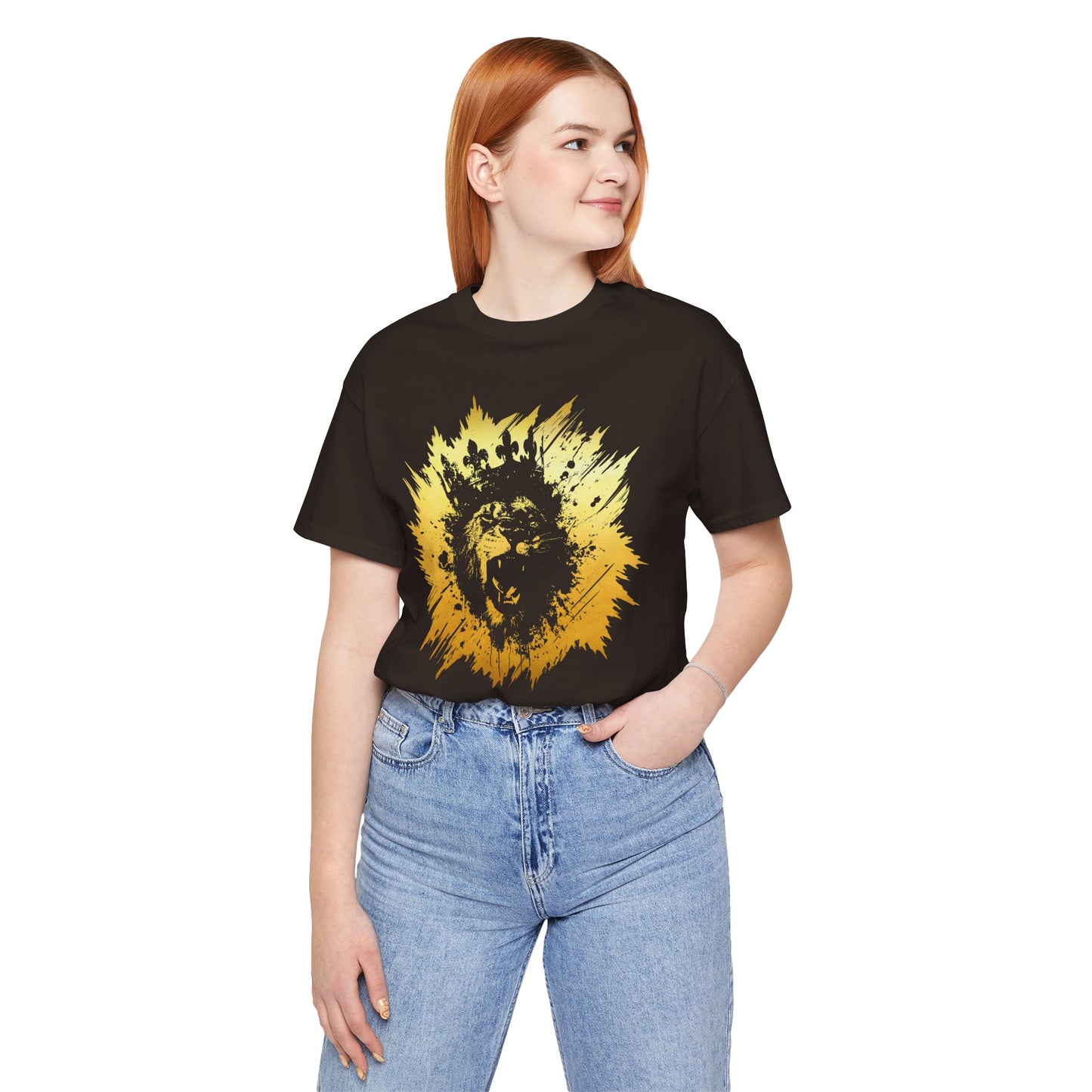 Golden King T-Shirt — Grunge King Graphic Tee