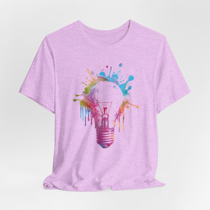 Creative Idea T-Shirt — Colorful Paint Splash Idea Tee