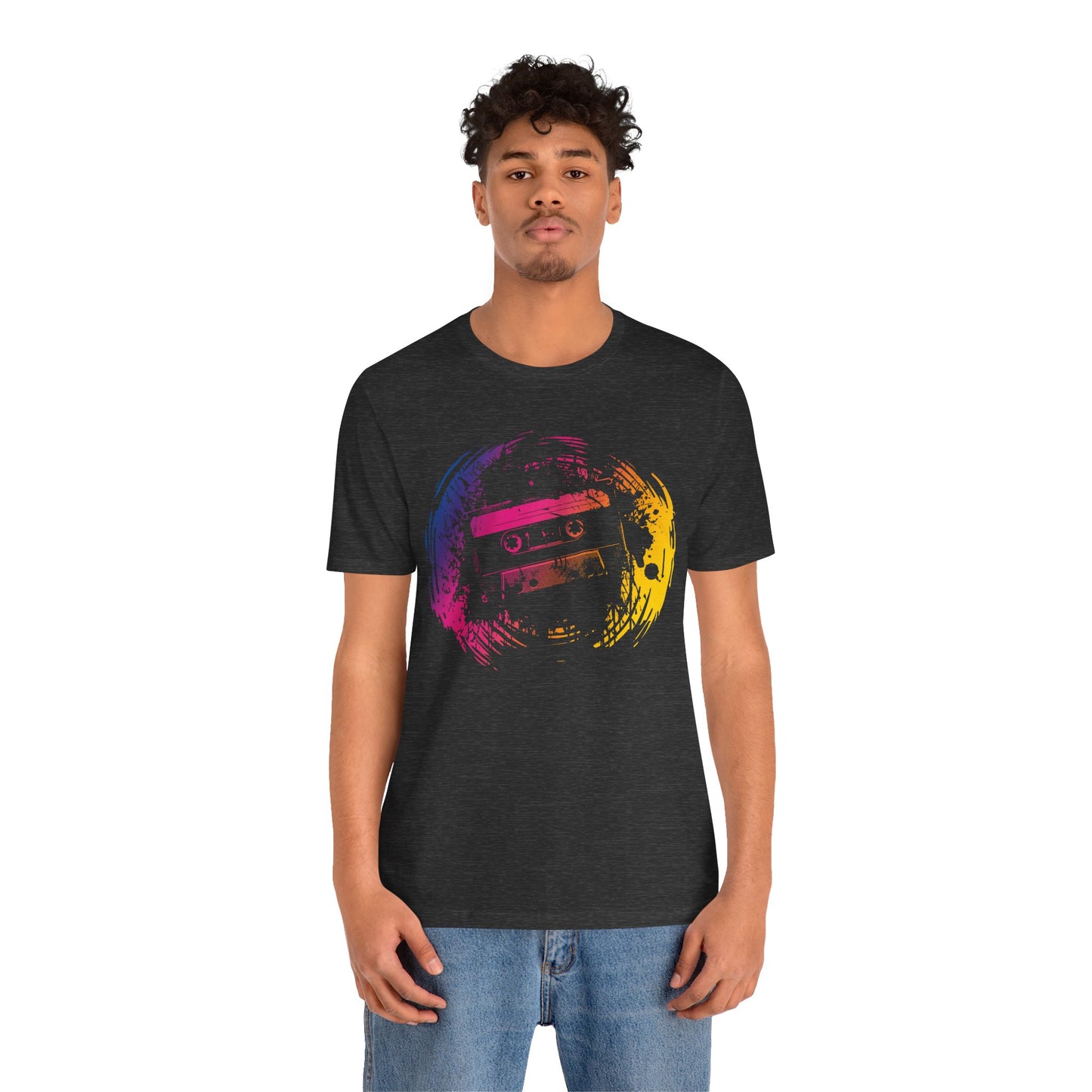 Retro Cassette Tape Tee — Vintage 80s Music Graphic T-Shirt