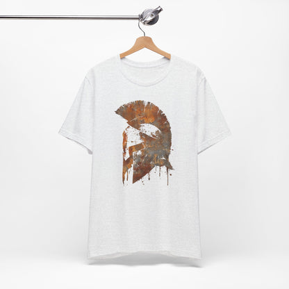 Spartan Helmet T‑Shirt — Rustic Warrior Graphic Tee