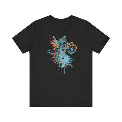 Motocross Splash Graphic Tee — Dirt Bike Rider Art T-Shirt
