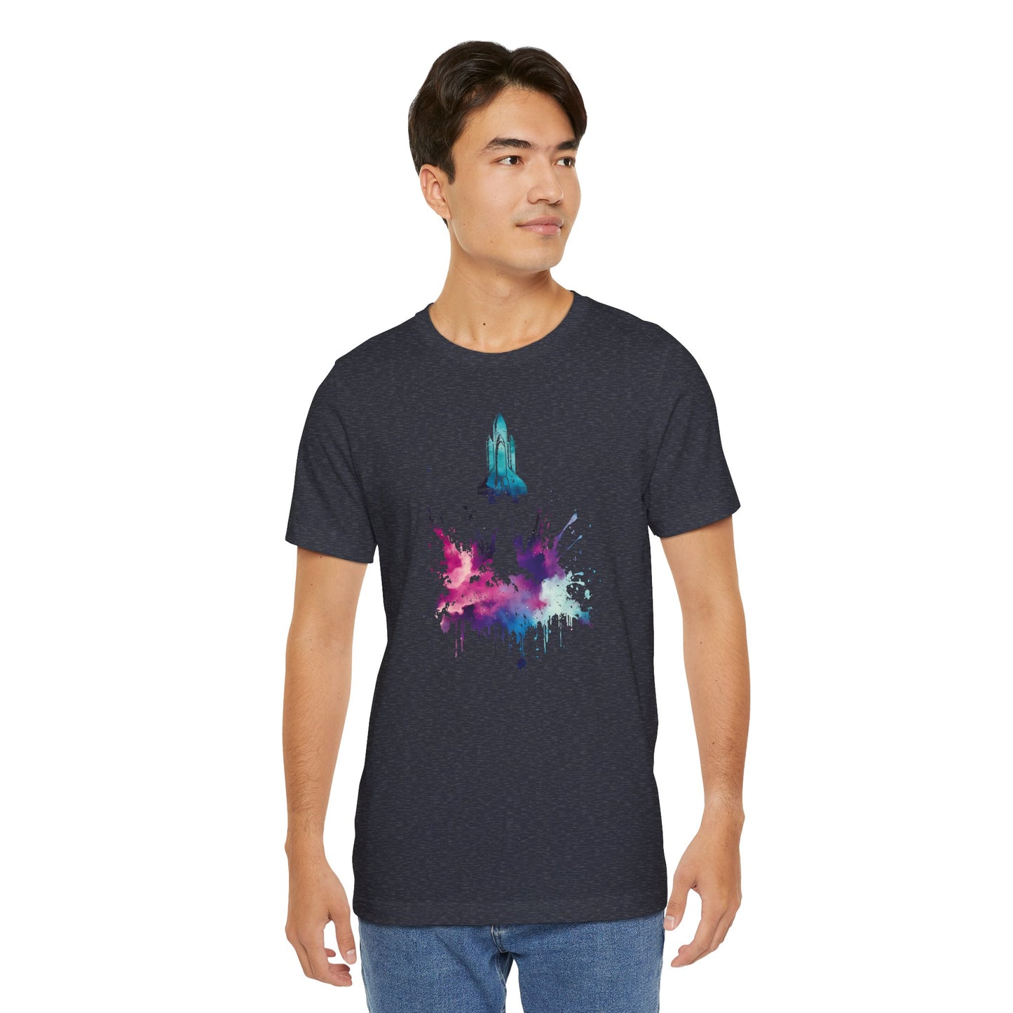 Galaxy Rocket Splash T-Shirt
