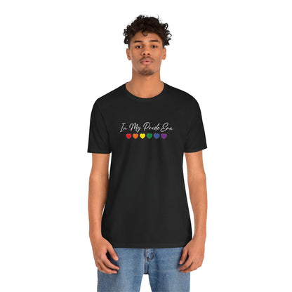 Pride Heart Tee — "In My Pride Era" Rainbow Hearts T-Shirt
