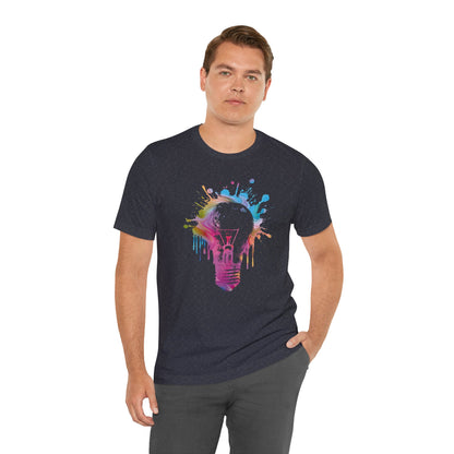Creative Idea T-Shirt — Colorful Paint Splash Idea Tee