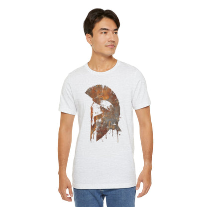 Spartan Helmet T‑Shirt — Rustic Warrior Graphic Tee