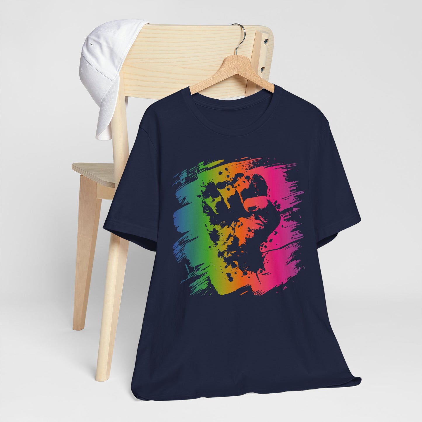 Fight the Power T‑Shirt — Neon Statement Tee