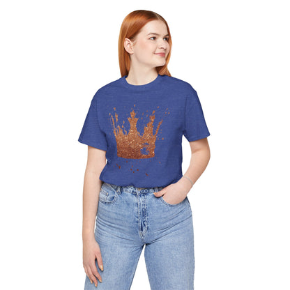 Golden Crown T-Shirt — Vintage Royalty Graphic Tee