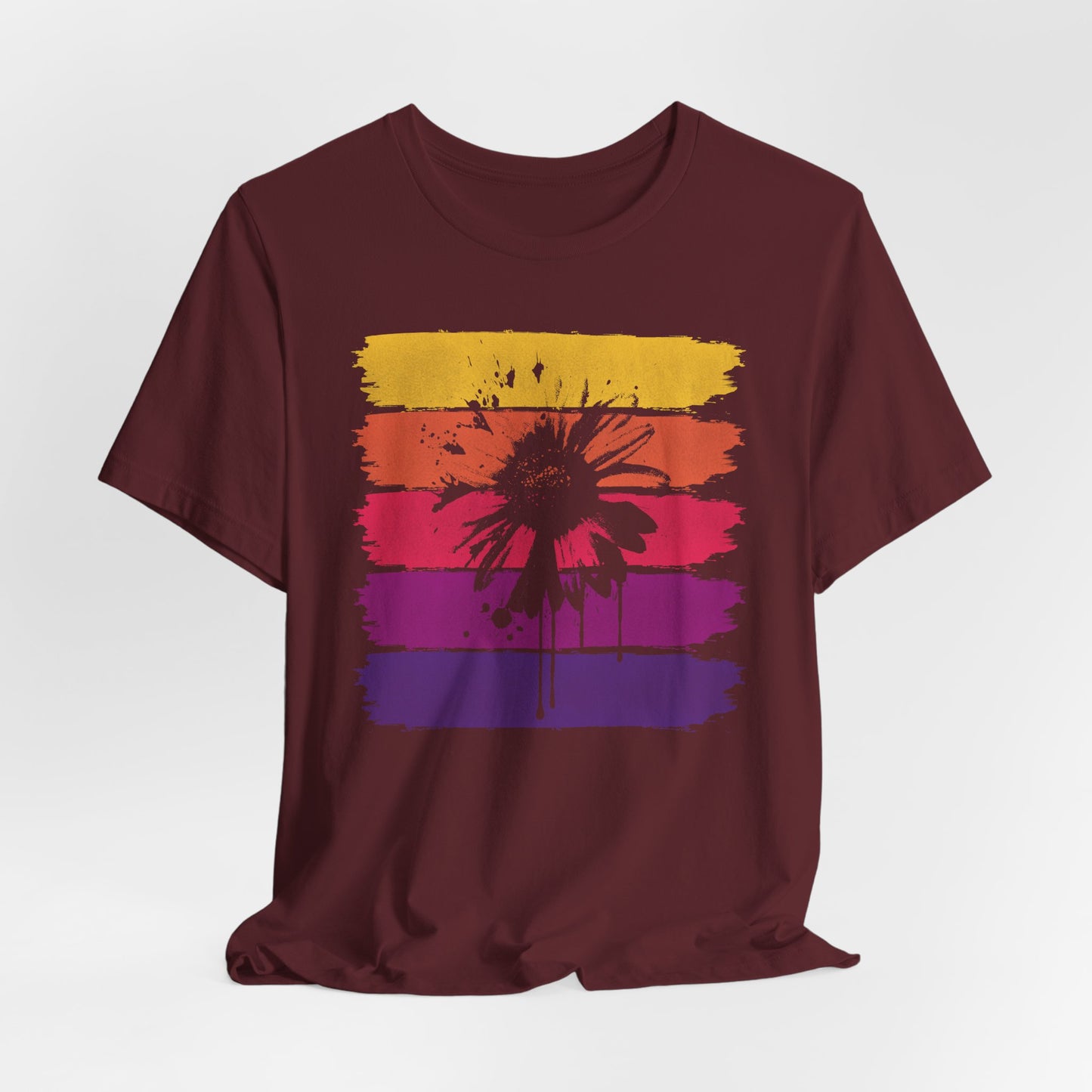 Paint-Splatter Daisy T-Shirt