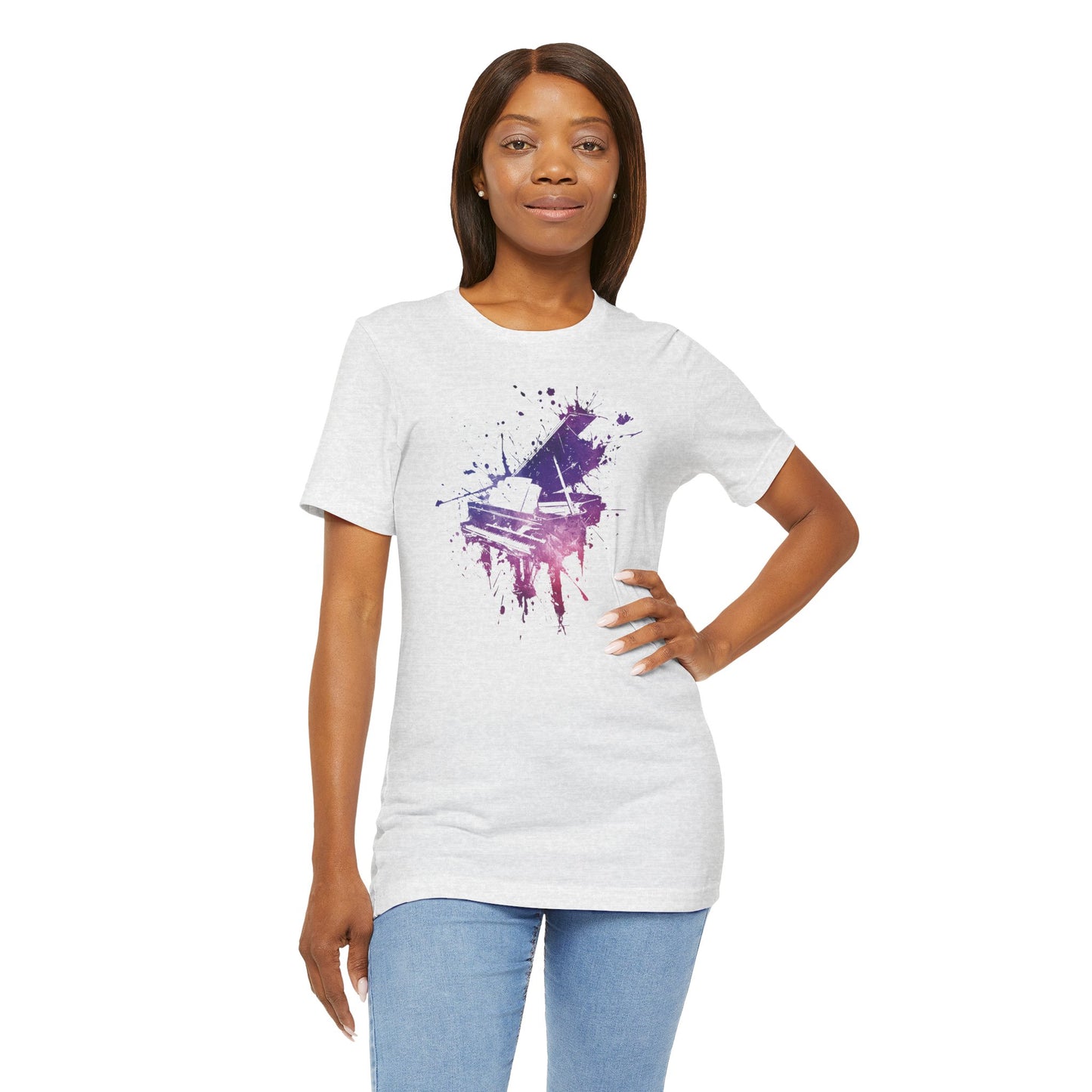 Play me to the Moon T‑Shirt — Colorful Music Lover Tee