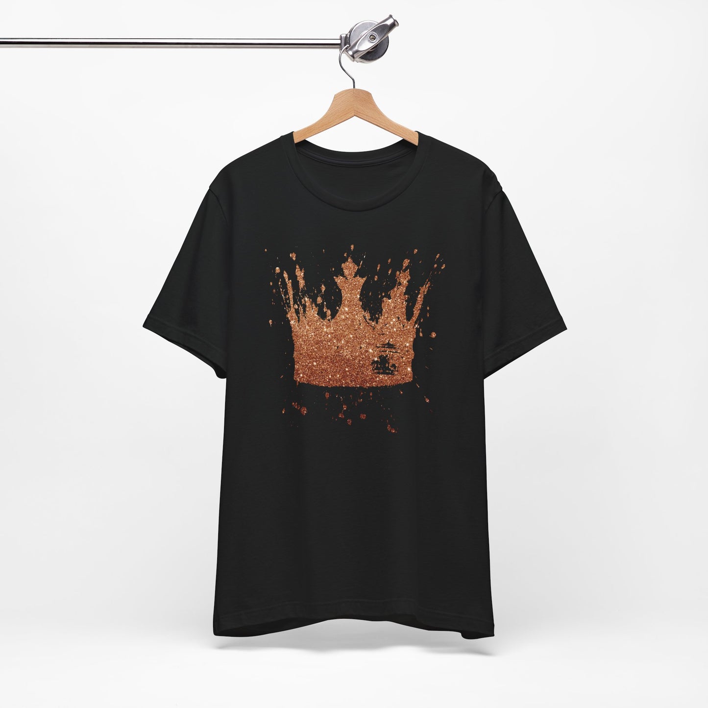 Golden Crown T-Shirt — Vintage Royalty Graphic Tee