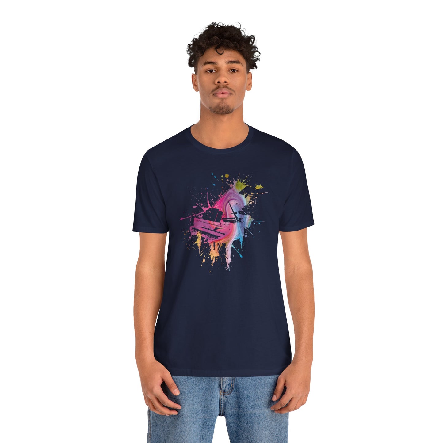 Play me to the Moon T‑Shirt — Colorful Music Lover Tee