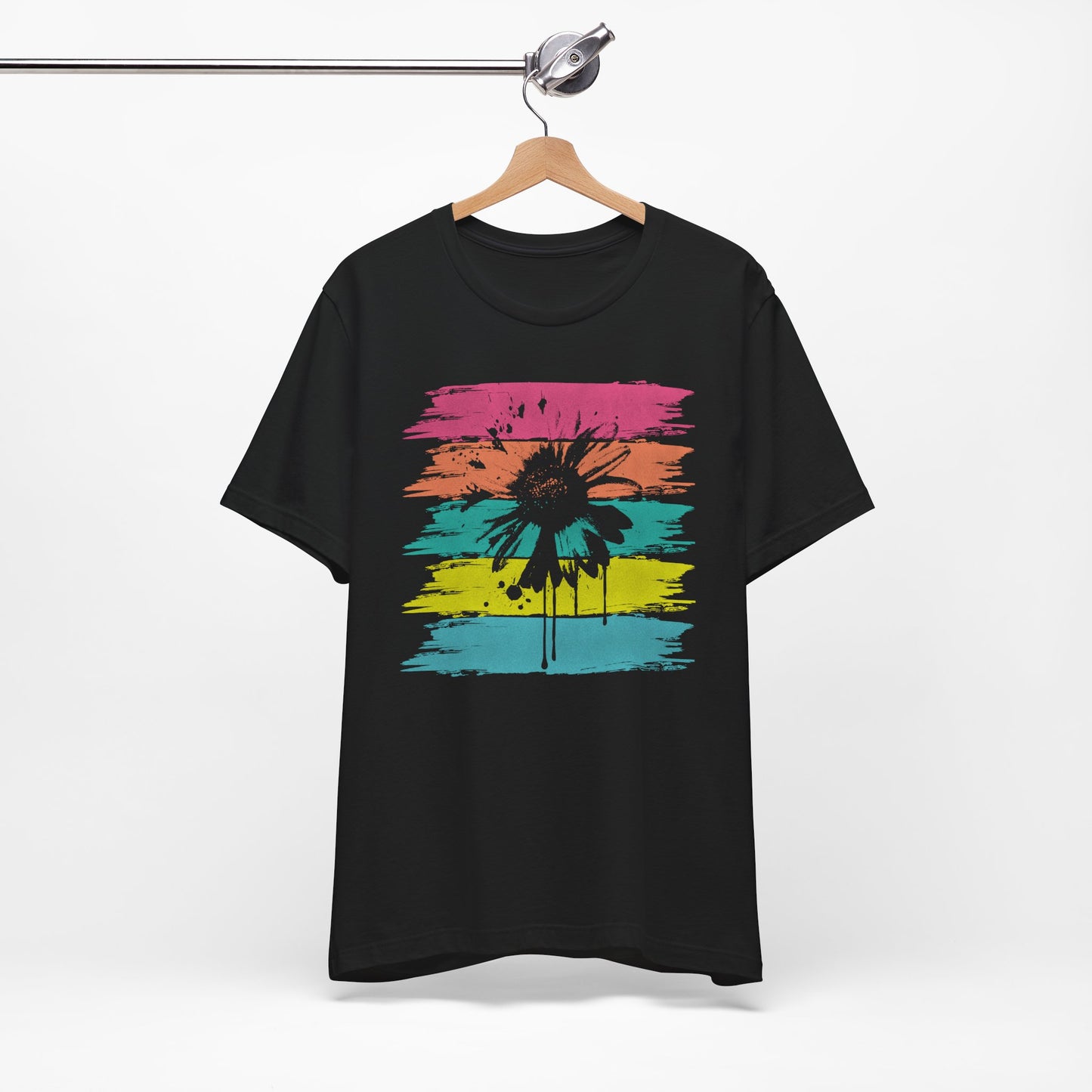Paint-Splatter Daisy T-Shirt