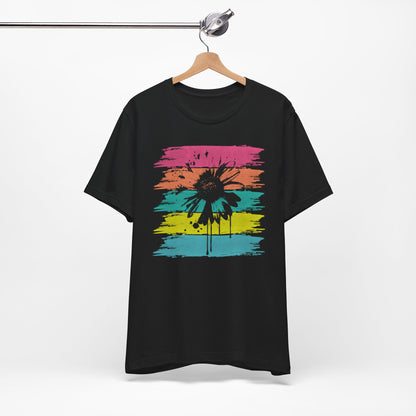 Paint-Splatter Daisy T-Shirt