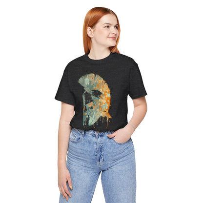 Spartan Helmet T‑Shirt — Rustic Warrior Graphic Tee