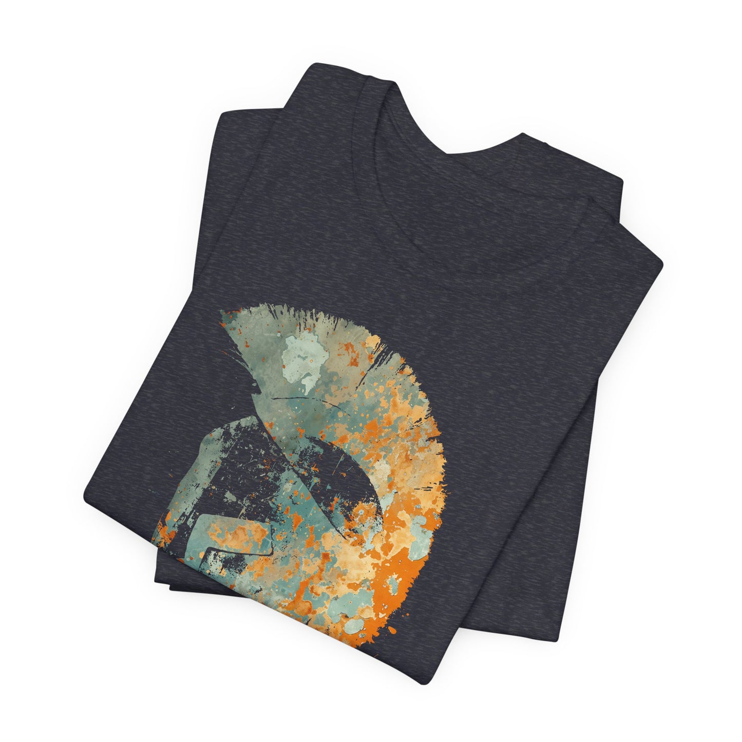 Spartan Helmet T‑Shirt — Rustic Warrior Graphic Tee