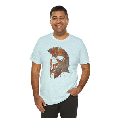Spartan Helmet T‑Shirt — Rustic Warrior Graphic Tee