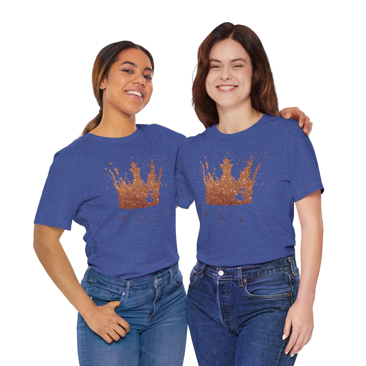 Golden Crown T-Shirt — Vintage Royalty Graphic Tee