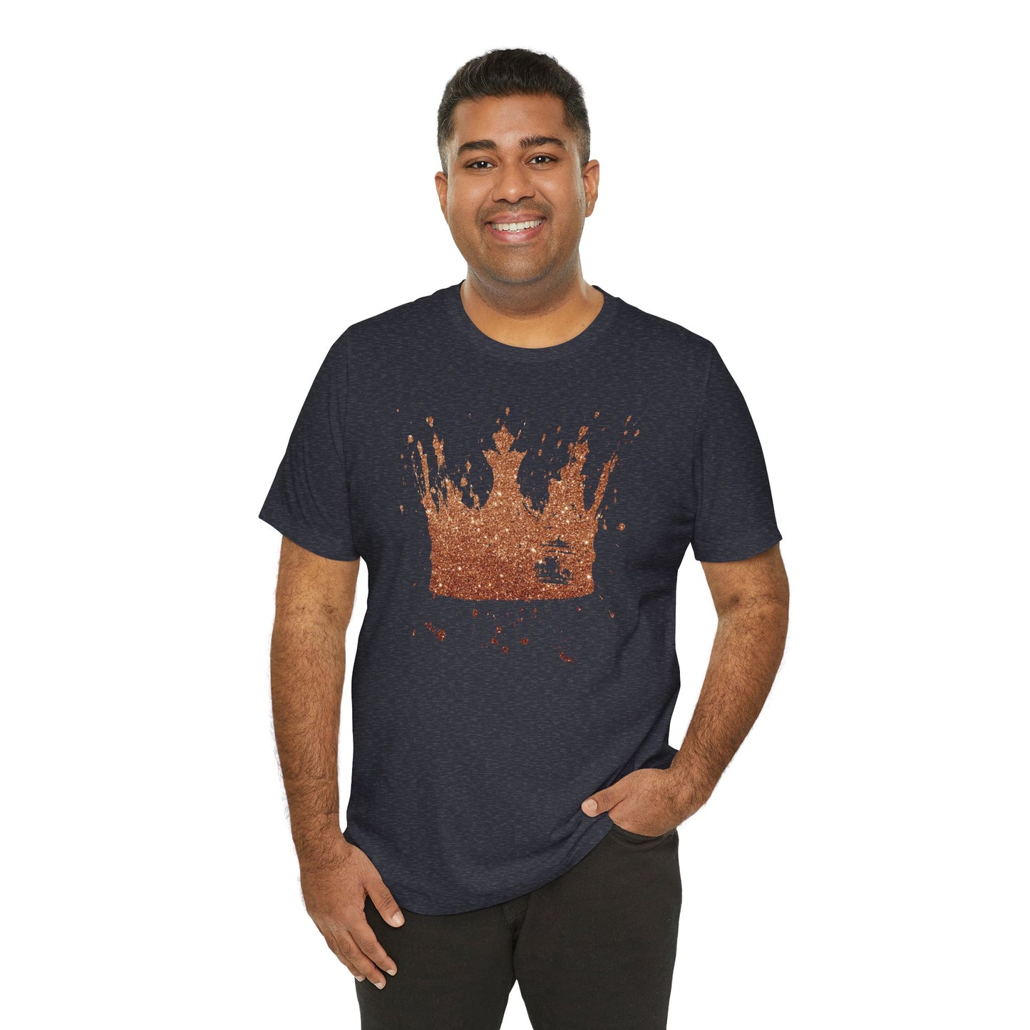 Golden Crown T-Shirt — Vintage Royalty Graphic Tee