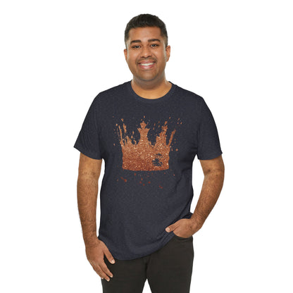 Golden Crown T-Shirt — Vintage Royalty Graphic Tee