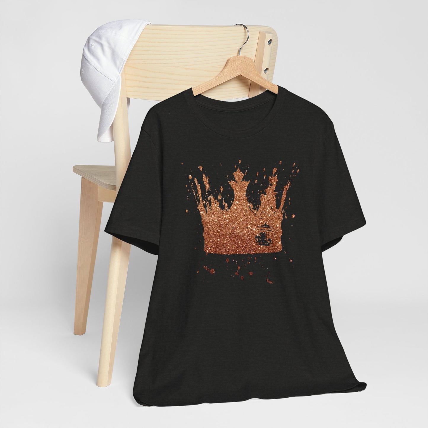 Golden Crown T-Shirt — Vintage Royalty Graphic Tee