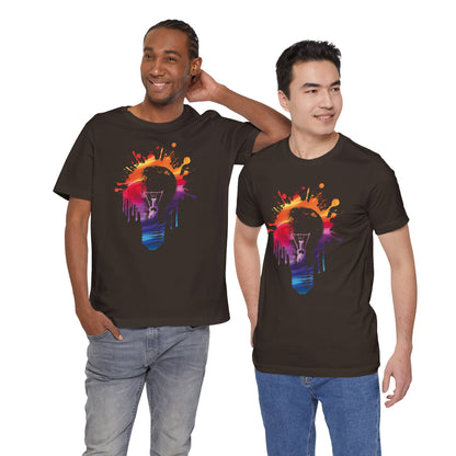 Creative Idea T-Shirt — Colorful Paint Splash Idea Tee