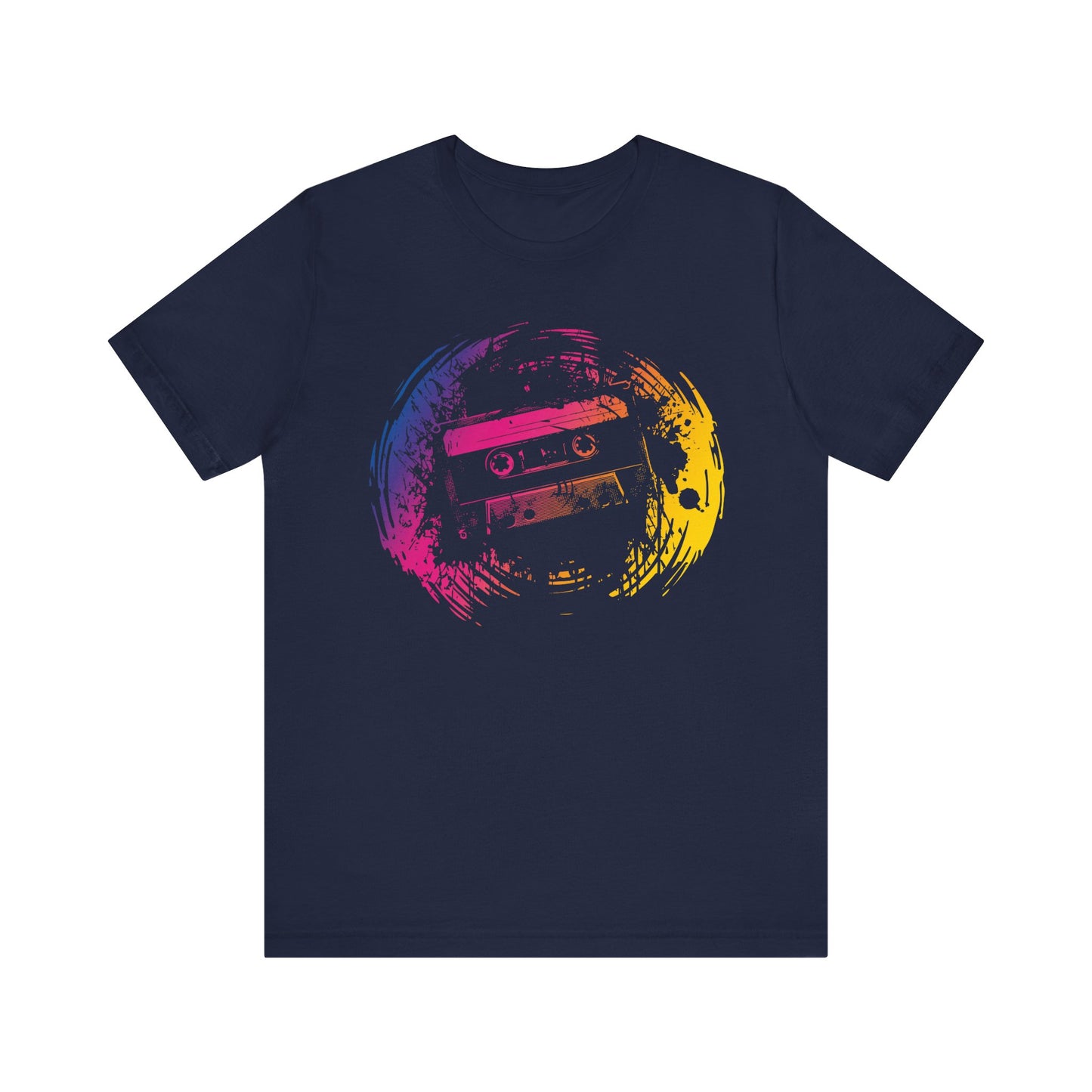 Retro Cassette Tape Tee — Vintage 80s Music Graphic T-Shirt