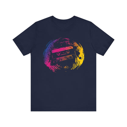 Retro Cassette Tape Tee — Vintage 80s Music Graphic T-Shirt