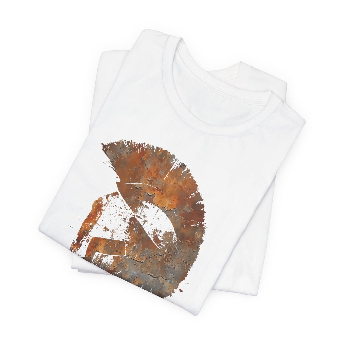 Spartan Helmet T‑Shirt — Rustic Warrior Graphic Tee