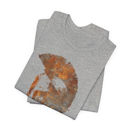 Spartan Helmet T‑Shirt — Rustic Warrior Graphic Tee
