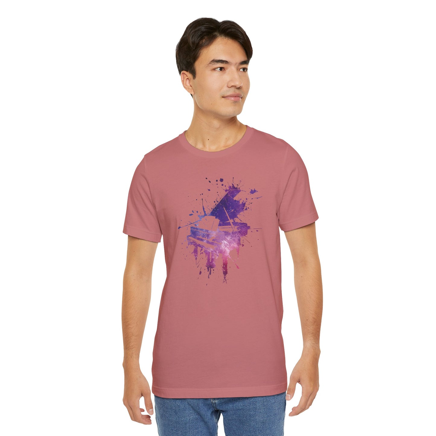 Play me to the Moon T‑Shirt — Colorful Music Lover Tee