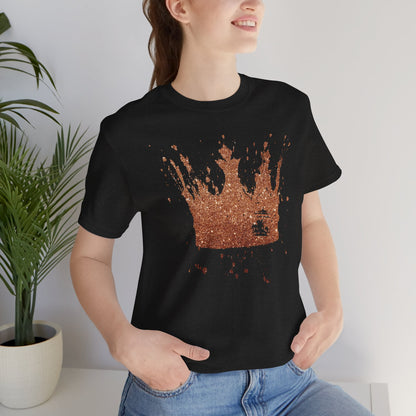Golden Crown T-Shirt — Vintage Royalty Graphic Tee