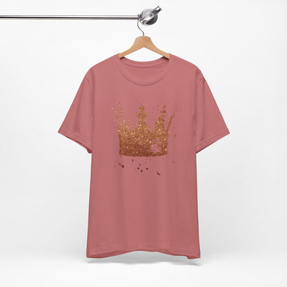 Golden Crown T-Shirt — Vintage Royalty Graphic Tee