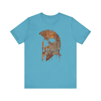 Spartan Helmet T‑Shirt — Rustic Warrior Graphic Tee