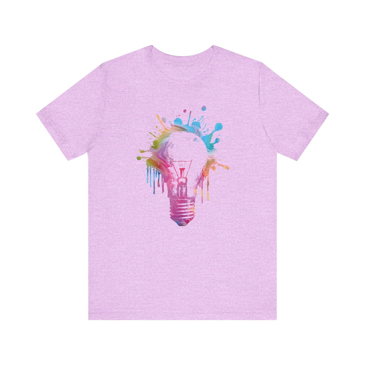 Creative Idea T-Shirt — Colorful Paint Splash Idea Tee