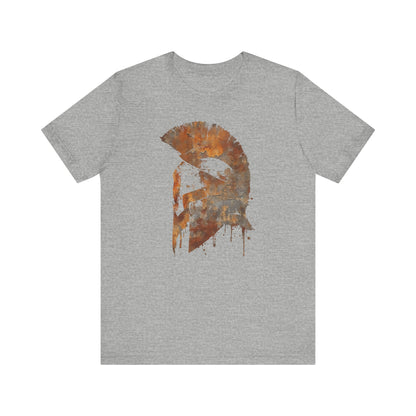 Spartan Helmet T‑Shirt — Rustic Warrior Graphic Tee