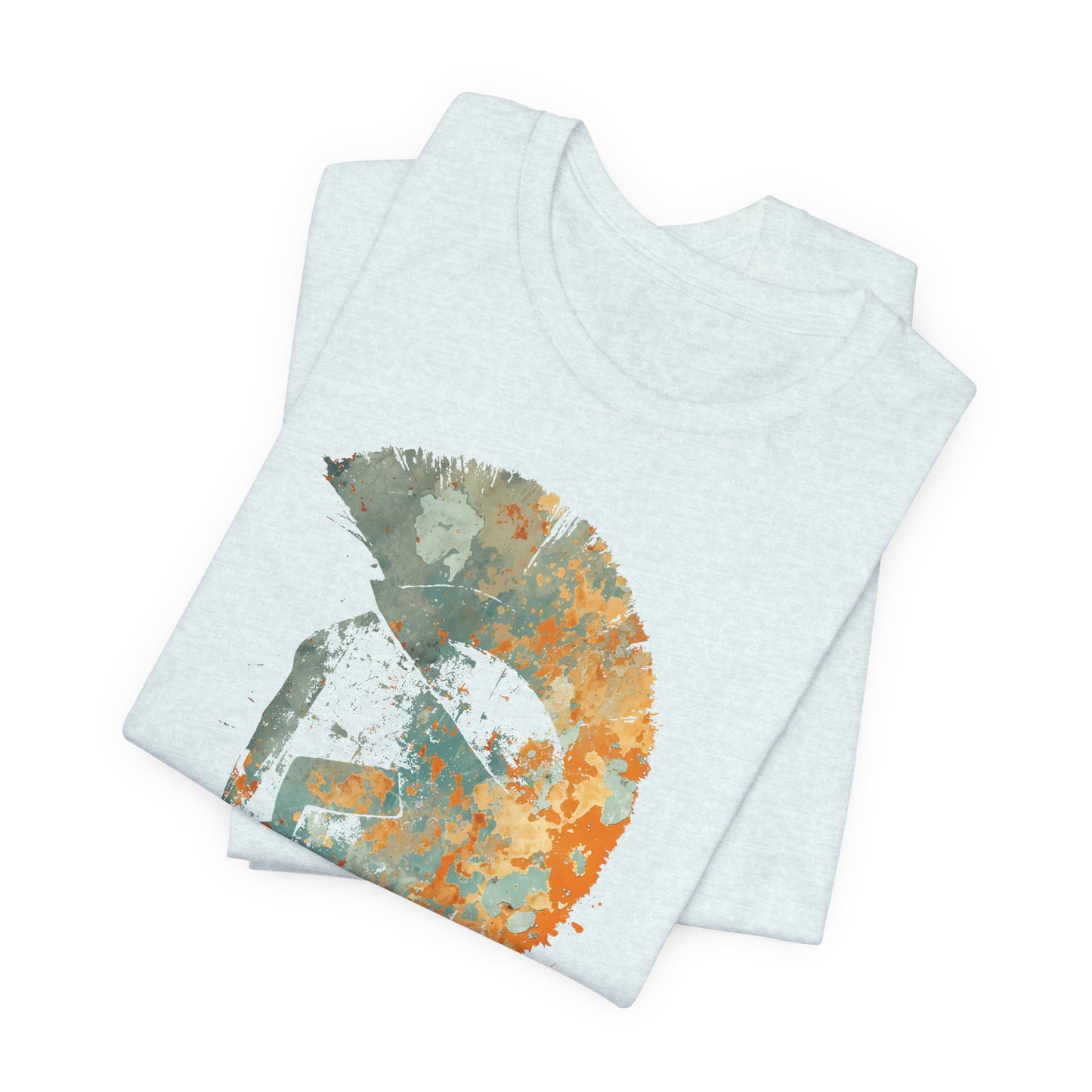 Spartan Helmet T‑Shirt — Rustic Warrior Graphic Tee