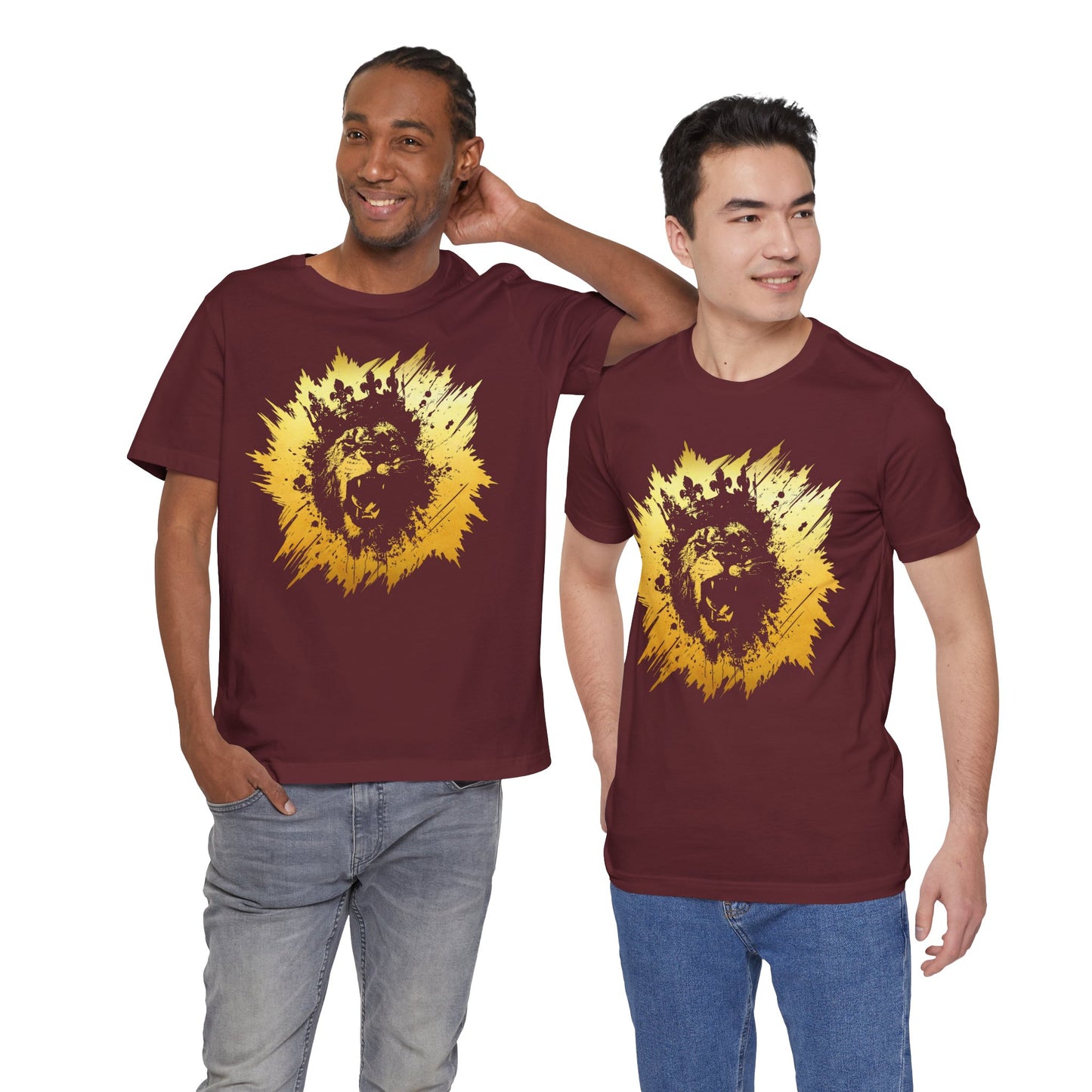 Golden King T-Shirt — Grunge King Graphic Tee