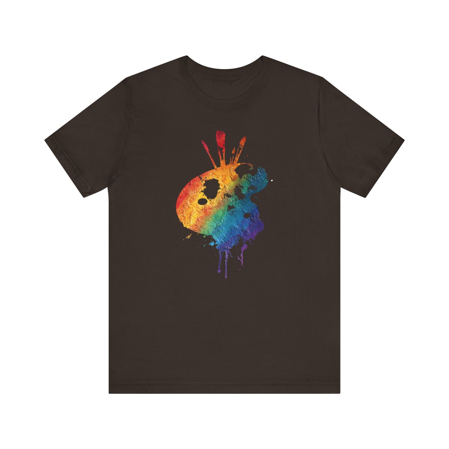 Watercolor Paint Palette T-Shirt — Rainbow Artist Tee